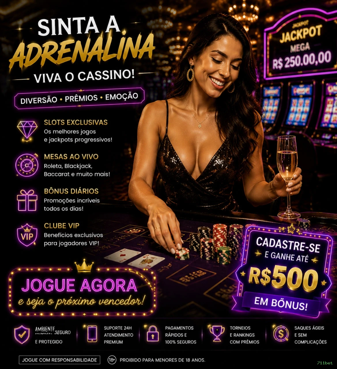 Cassino 711bet app mobile